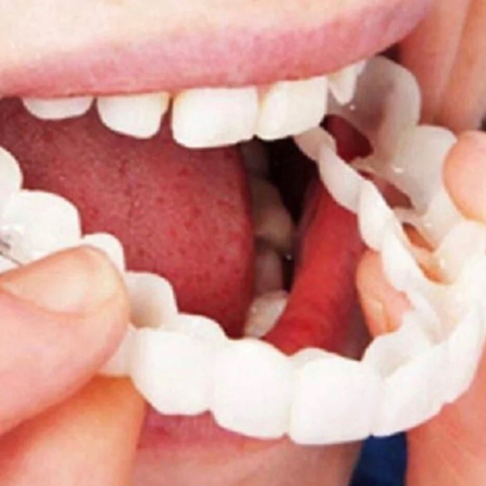 False teeth snap on smile removable reusable temporary new fake teeth - Picture 6 of 7